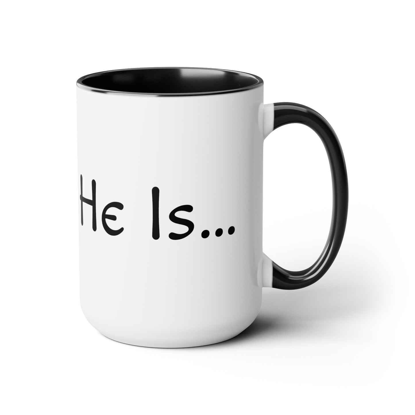Two-Tone Coffee Mugs, 15oz