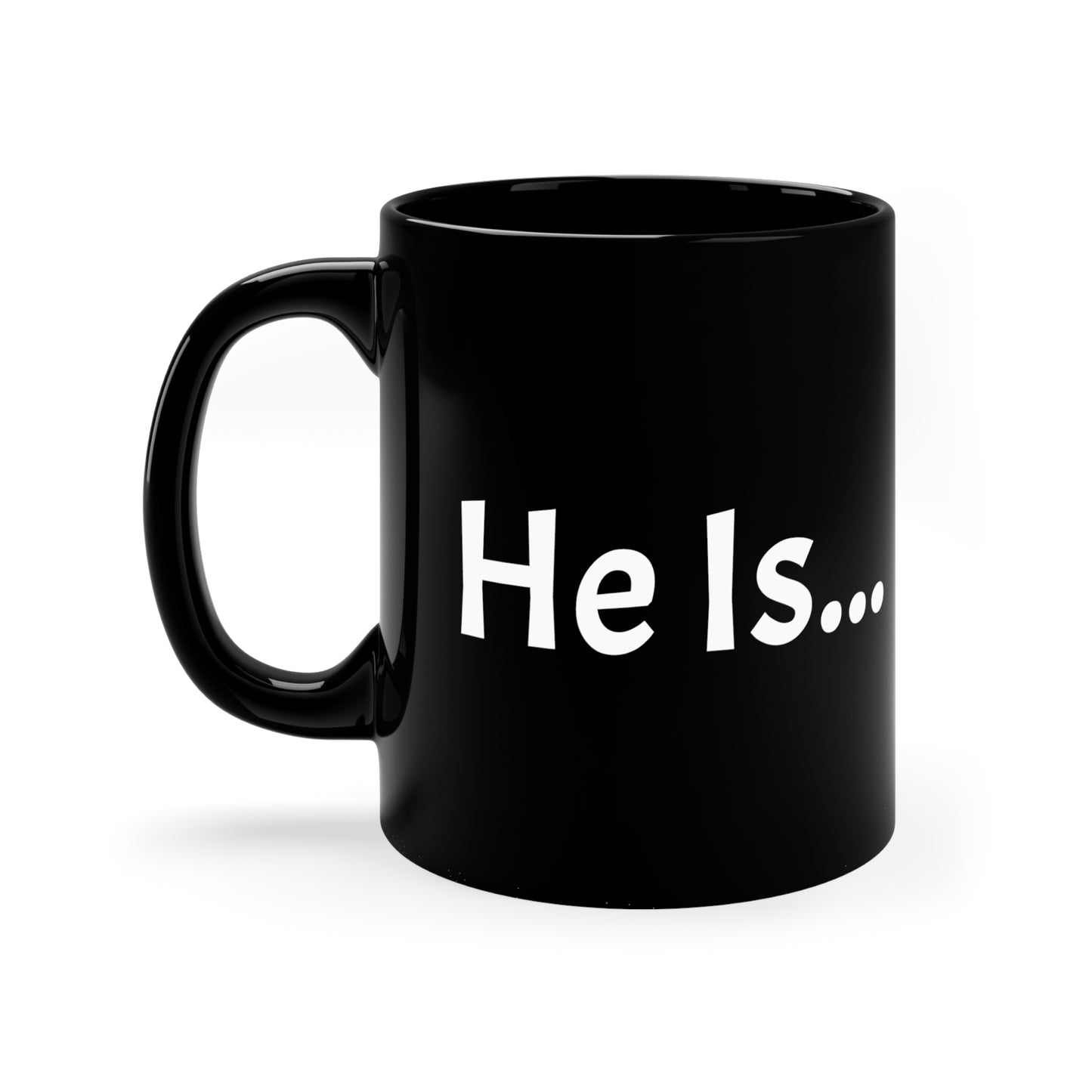 11oz Black Mug