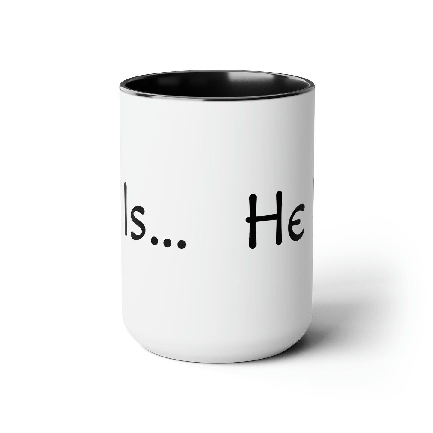 Two-Tone Coffee Mugs, 15oz