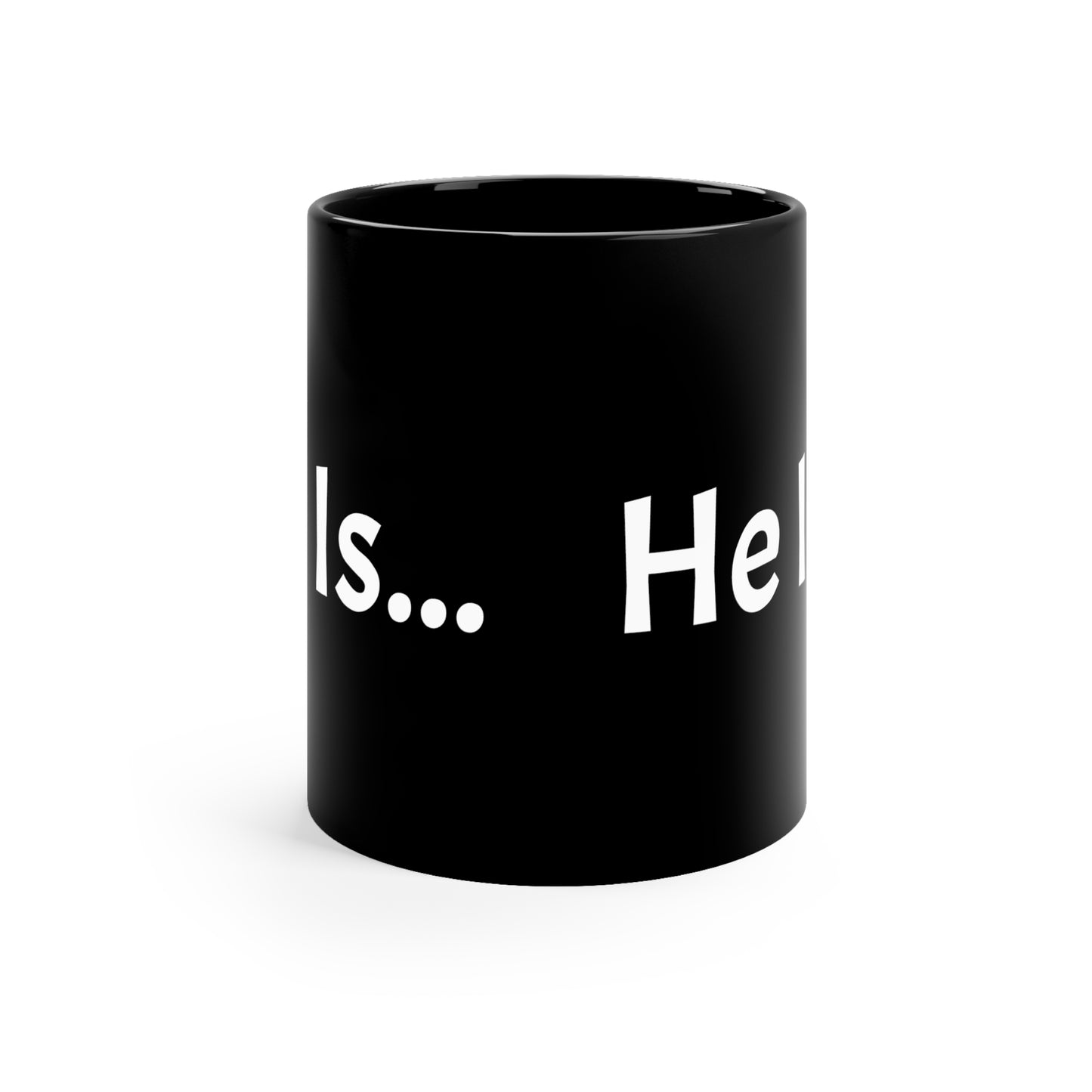 11oz Black Mug